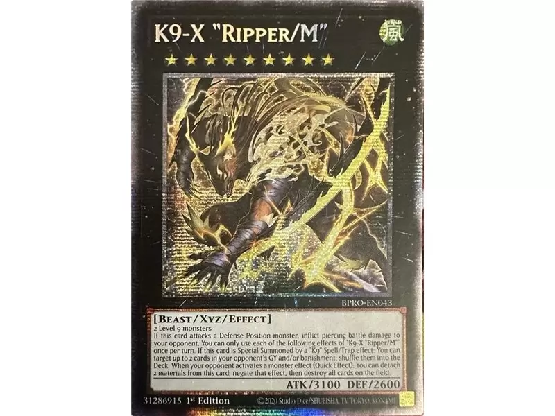 K9-X "Ripper/M" (Starlight Rare)