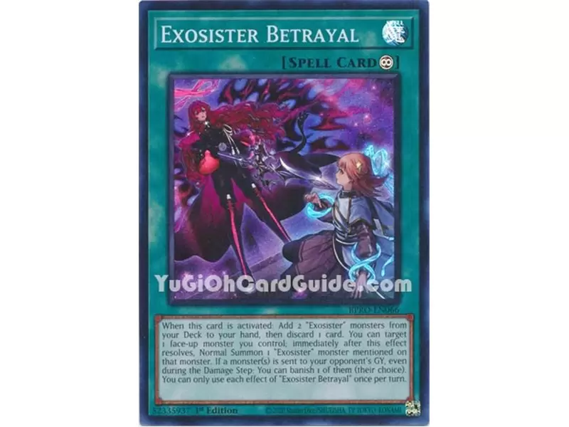 Exosister Betrayal (Super Rare)
