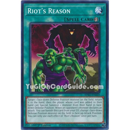 Riot's Reason (Common)