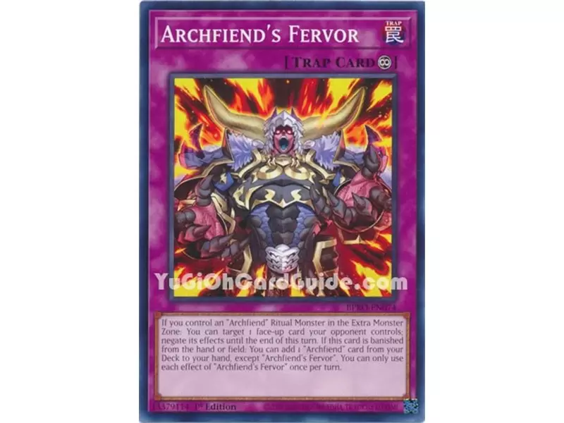 Archfiend's Fervor (Common)