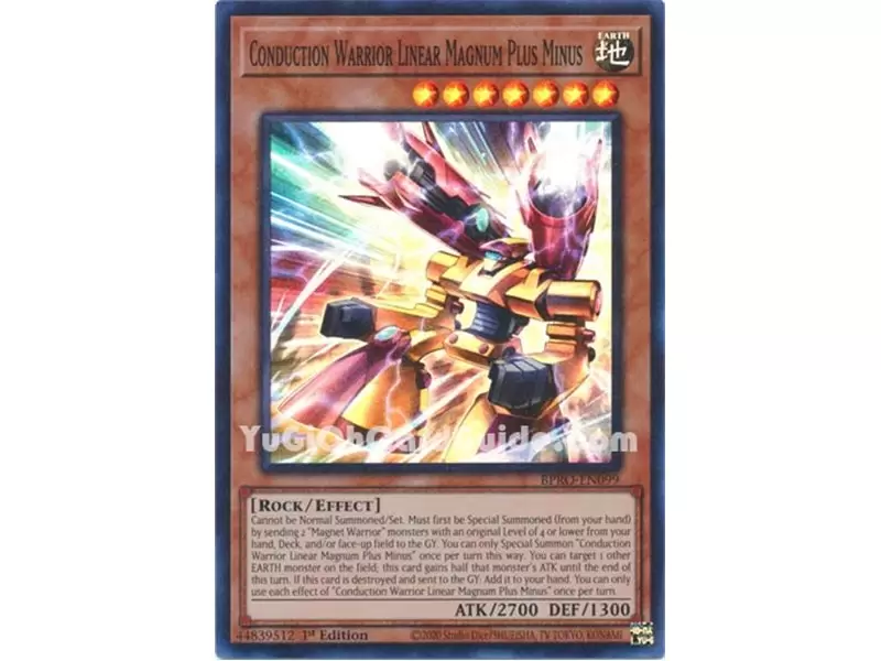 Conduction Warrior Linear Magnum Plus Minus (Super Rare)