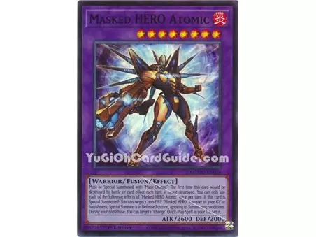 Masked HERO Atomic (Super Rare) 