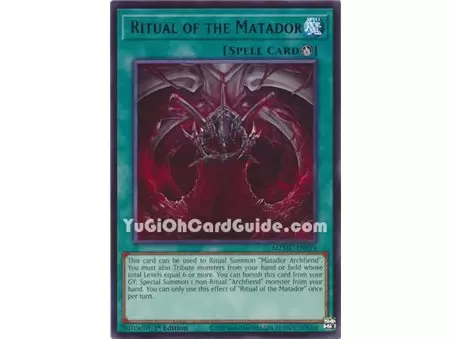 Ritual of the Matador (Rare)