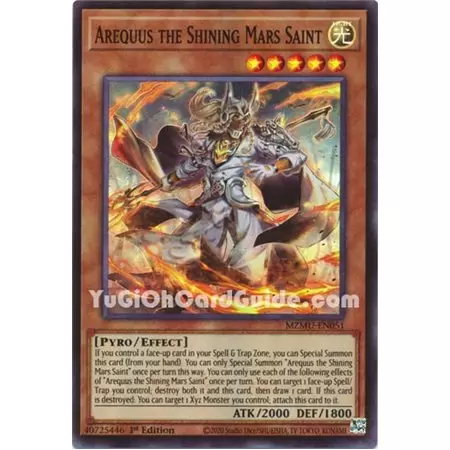 Arequus the Shining Mars Saint (Super Rare) 
