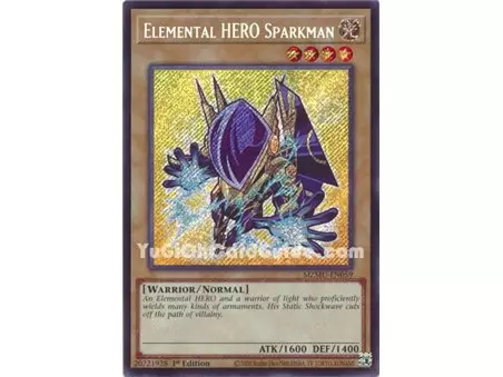 Elemental HERO Sparkman (Secret Rare)