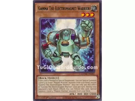 Gamma The Electromagnet Warrior (Rare)