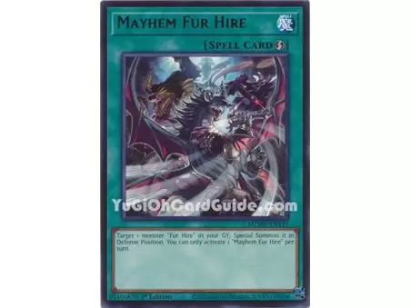 Mayhem Fur Hire (Rare)