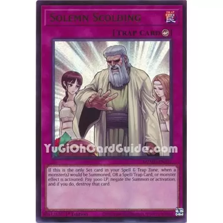 Solemn Scolding (Ultra Rare)