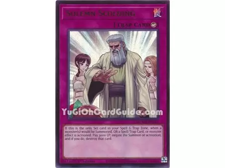 Solemn Scolding (Ultra Rare)