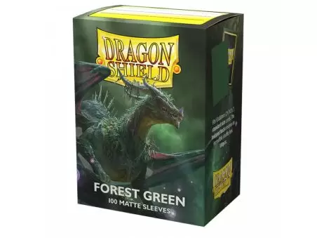 Micas Dragon Shield Standard Matte C/100 Forest Green