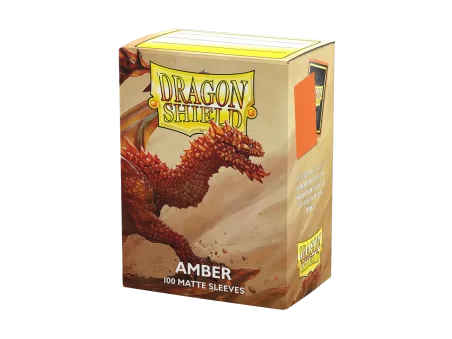 Micas Dragon Shield Standard Matte C/100 Amber