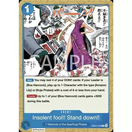 Insolent Fool!! Stand Down!! (Common)