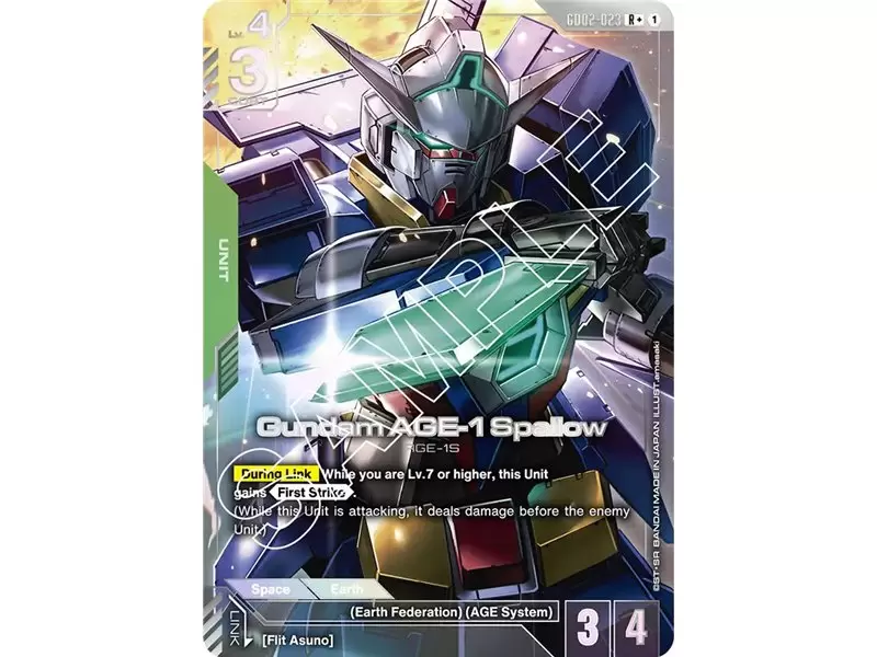 Gundam AGE-1 Spallow (Rare +)
