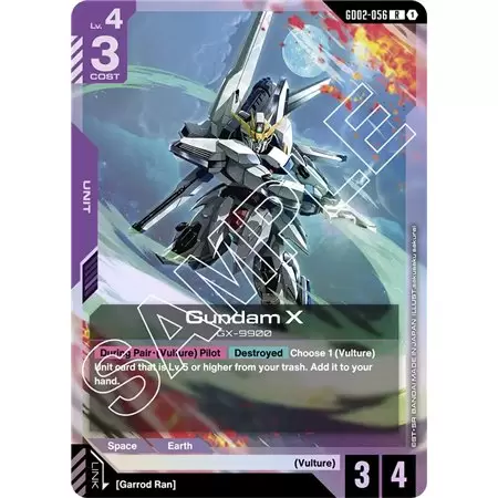 Gundam X (Rare)
