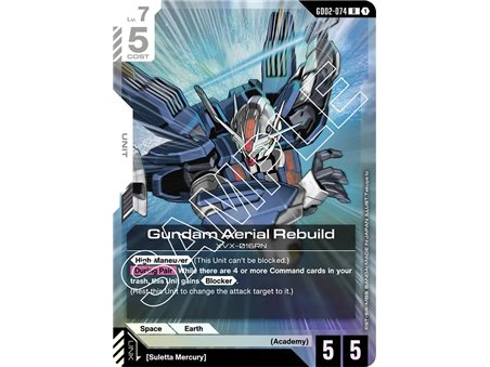 Gundam Aerial Rebuild (Rare)
