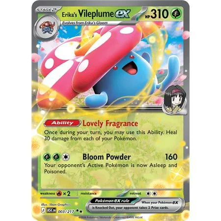 Erika's Vileplume ex (Double Rare)