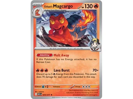 Ethan's Magcargo (Rare Holofoil)
