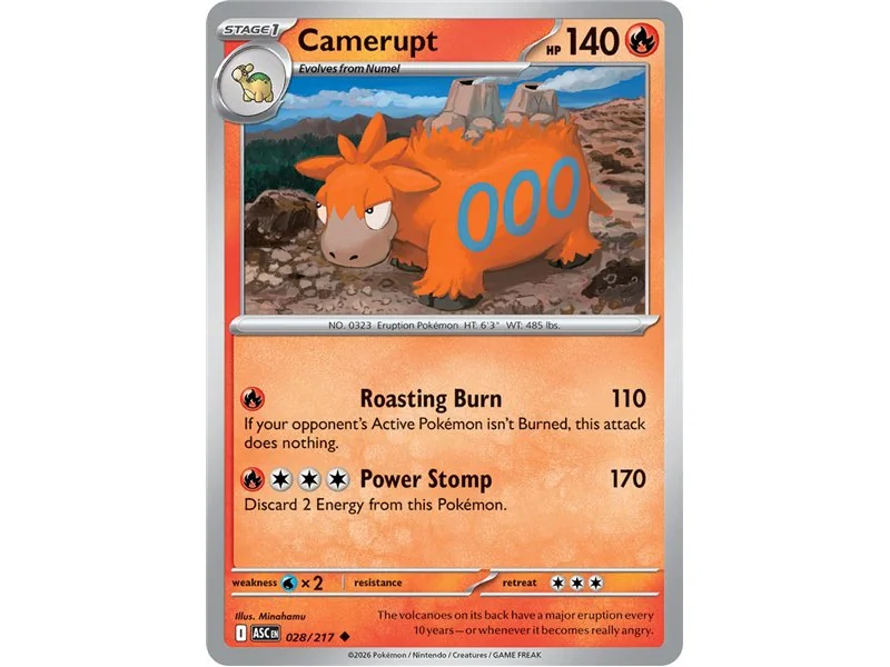 Camerupt (Uncommon)
