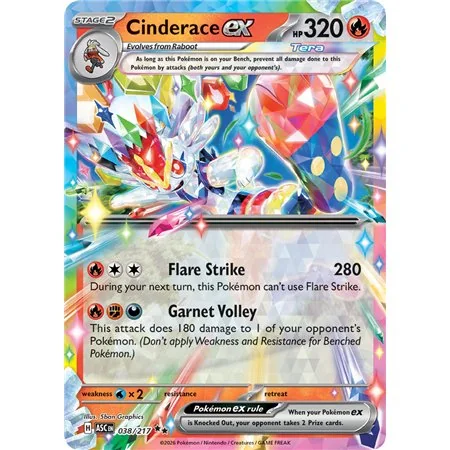 Cinderace ex (Double Rare)