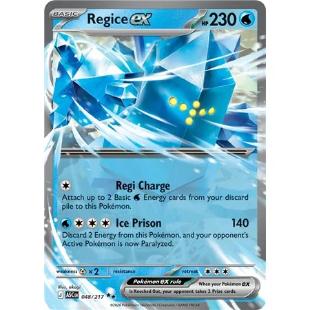 Regice ex (Double Rare)