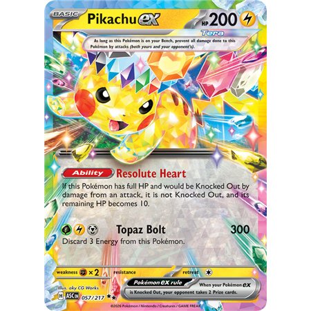 Pikachu ex (Double Rare)
