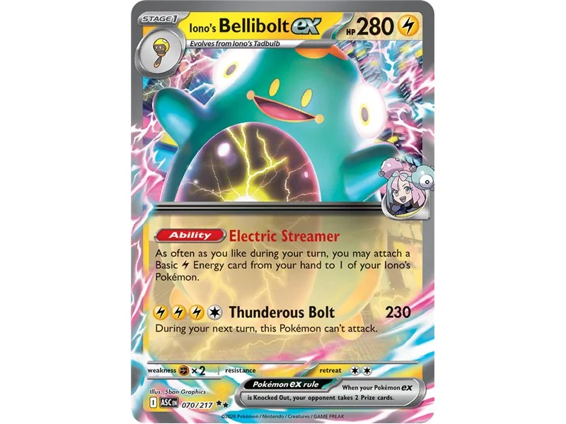 Iono's Bellibolt ex  (Double Rare)