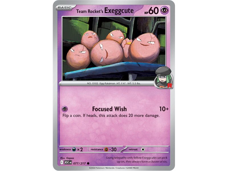 Team Rocket's Exeggcute (Common)