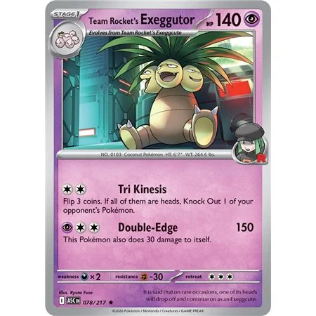 Team Rocket's Exeggutor (Rare Holofoil)