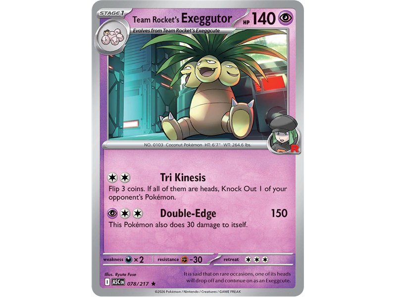 Team Rocket's Exeggutor (Rare Holofoil)