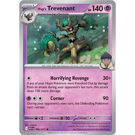 Hop's Trevenant (Rare Holofoil)