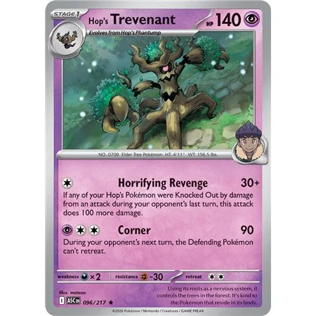 Hop's Trevenant (Rare Holofoil)