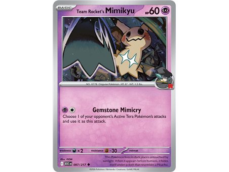 Team Rocket's Mimikyu (Uncommon)