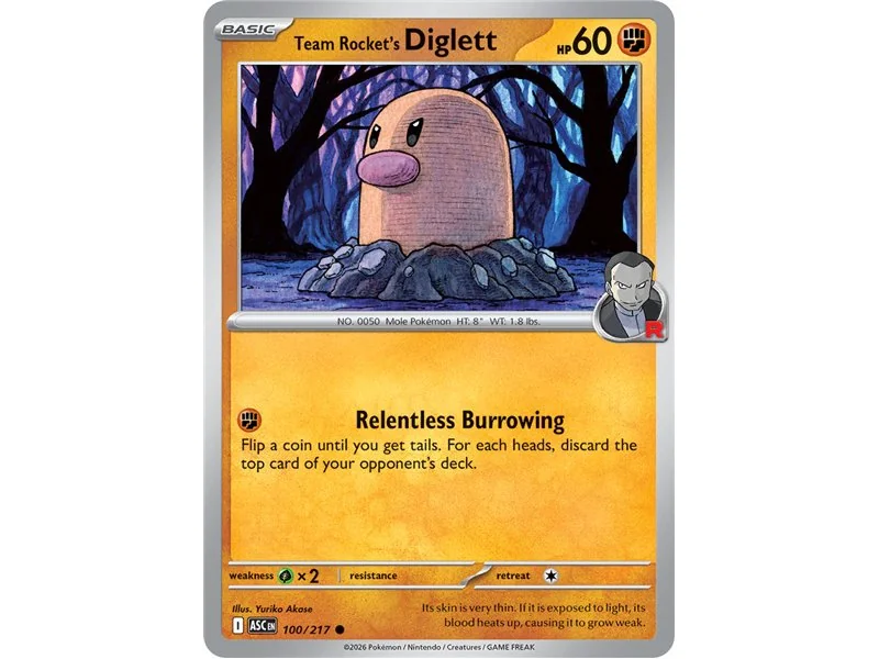 Team Rocket's Diglett (Common)