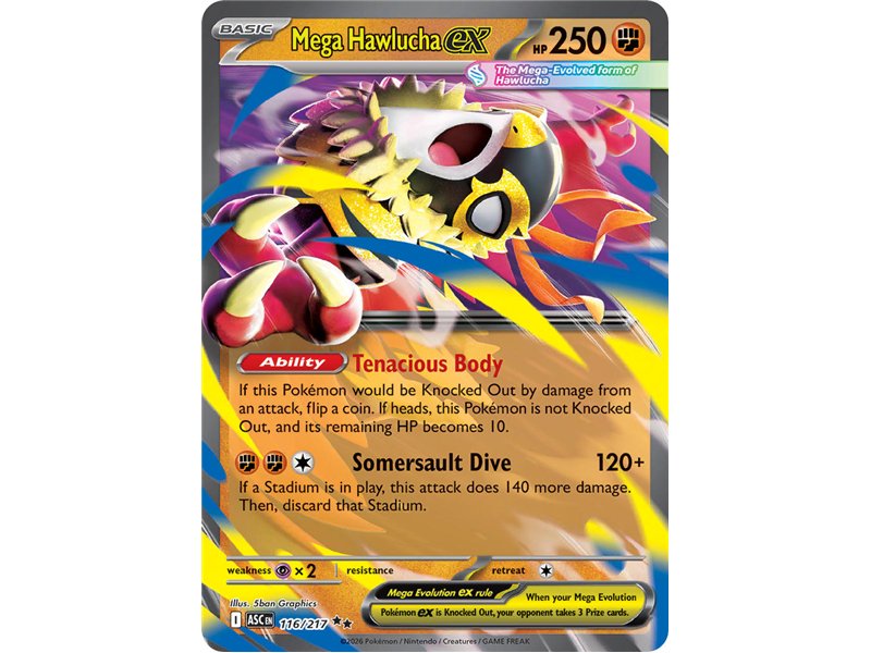 Mega Hawlucha ex (Double Rare)