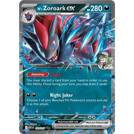 N's Zoroark ex (Double Rare)