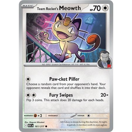 Team Rocket's Meowth (Common)