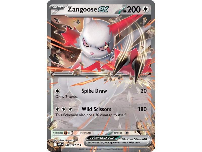 Zangoose ex (Double Rare)