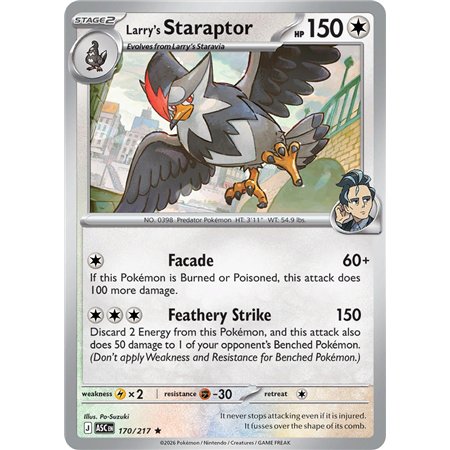 Larry's Staraptor (Rare Holofoil)