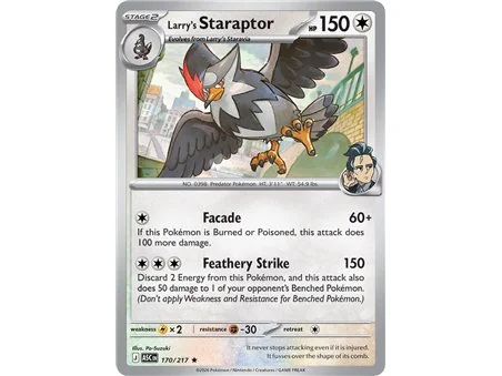 Larry's Staraptor (Rare Holofoil)