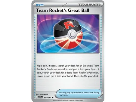 Team Rocket's Great Ball  (Uncommon)
