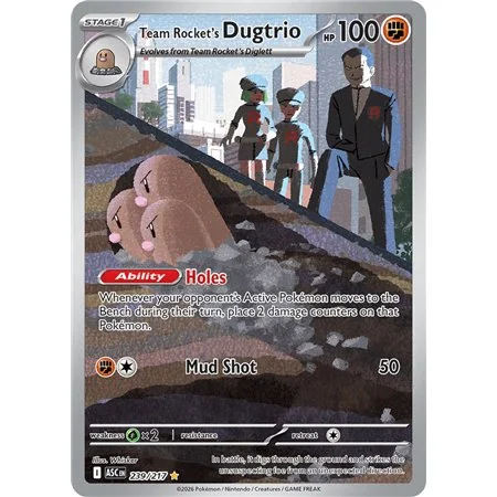 Team Rocket's Dugtrio (Illustration Rare)