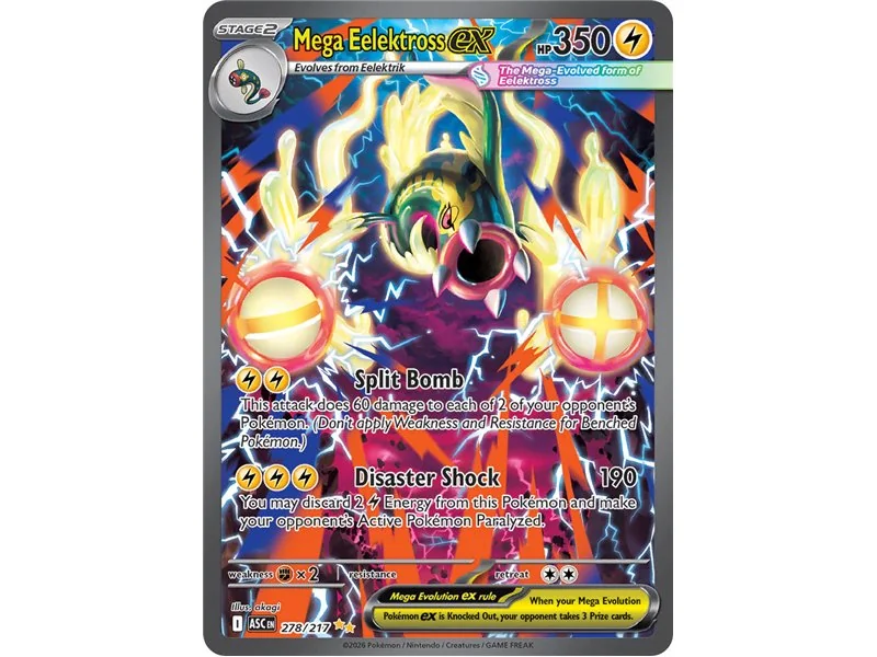 Mega Eelektross ex  (Special Illustration Rare)