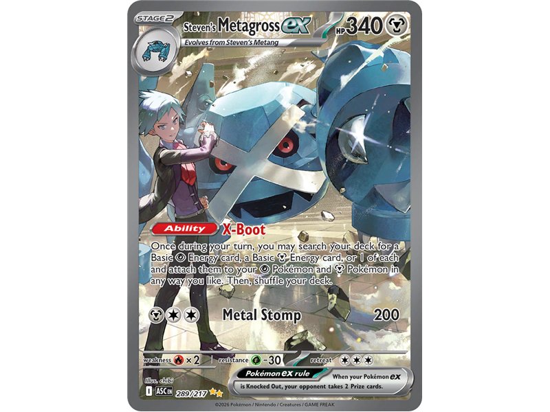 Steven's Metagross ex (Special Illustration Rare)