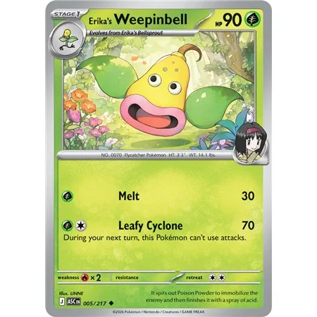 Erika's Weepinbell (Uncommon/Reverse Holofoil)