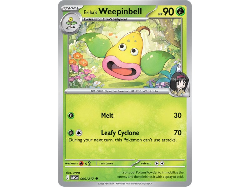 Erika's Weepinbell (Uncommon/Reverse Holofoil)