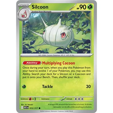 Silcoon (Common/Reverse Holofoil)