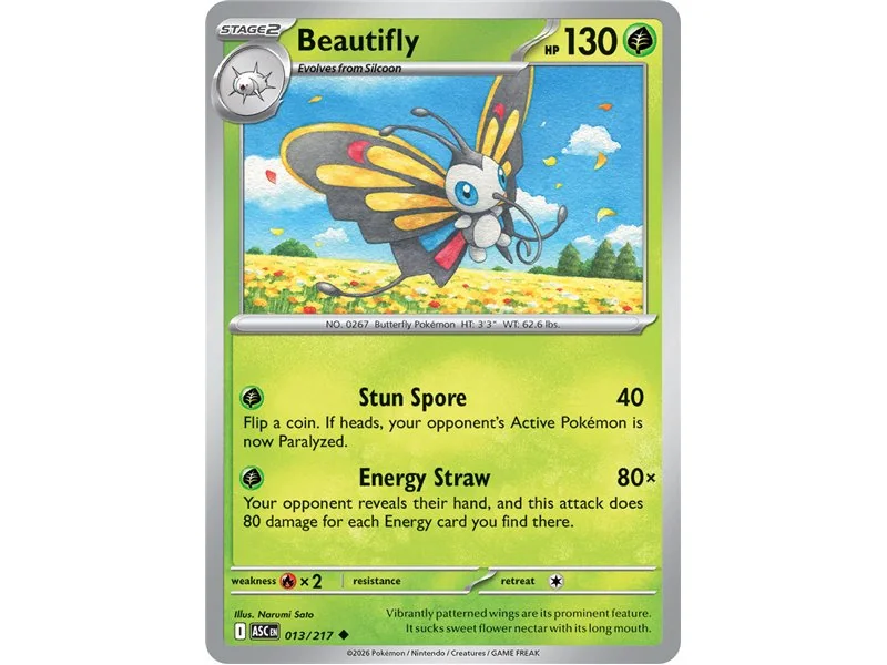 Beautifly (Uncommon/Reverse Holofoil)