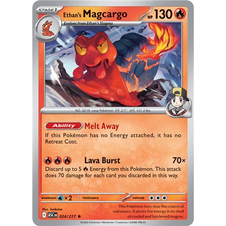 Ethan's Magcargo (Rare/Reverse Holofoil)