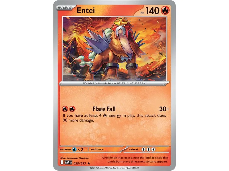 Entei (Rare/Reverse Holofoil)