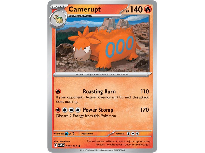 Camerupt (Uncommon/Reverse Holofoil)